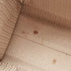 Pre Owned Aigner Beige Leather Lana City Tote 