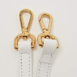 Jacquemus White Leather Mini Le Chiquito Top Handle Bag