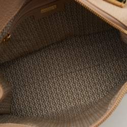 Aigner Beige/Black Leather Braided Top Handle Bag