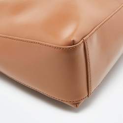 Pre Owned Aigner Beige Leather Hobo