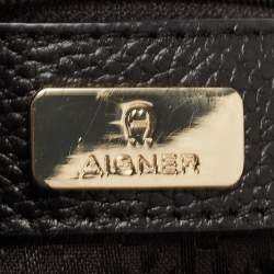 Aigner Multicolor Signature Coated Canvas And Leather Genoveva Top Handle Bag