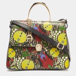 Aigner Multicolor Signature Coated Canvas And Leather Genoveva