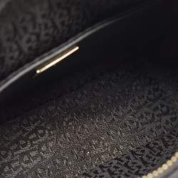 Pre Owned Aigner Black Leather Milano S Shoulder Bag