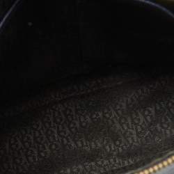 Pre Owned Aigner Blue Leather Crossbody Bag