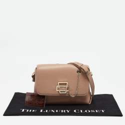 Aigner Beige Leather Isabela Shoulder Bag