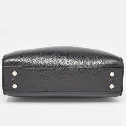 Pre Owned Aigner Black Leather Small Cybill Tote