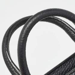 Pre Owned Aigner Black Leather Small Cybill Tote