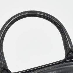 Pre Owned Aigner Black Leather Small Cybill Tote