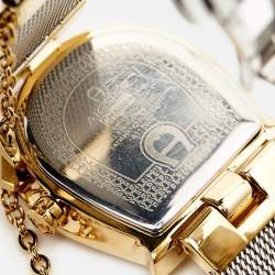 Aigner Green Mother Of Pearl Two-Tone Stainless Steel Cremona A115200 Women's Wristwatch 28 mm
