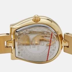 Pre Owned Aigner Champagne Gold Plated Stainless Steel Enna AGW264003 Women's Wristwatch 25.60 mm