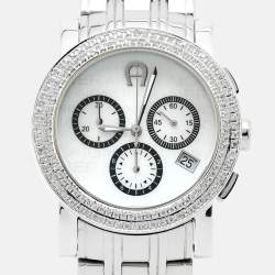 Aigner White Stainless Steel Cortina Women's Wristwatch 38 mm