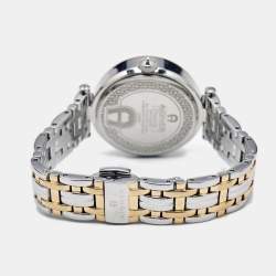 مملوكة مسبقًا Aigner Mother Of Pearl Two-Tone Stainless Steel Florence A129200 Women's Wristwatch 34 mm