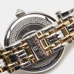 مملوكة مسبقًا Aigner Mother Of Pearl Two-Tone Stainless Steel Florence A129200 Women's Wristwatch 34 mm