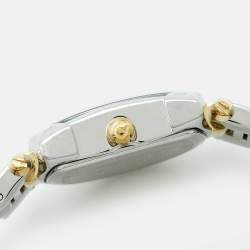 Aigner Mother of Pearl Two Tone Stainless Steel Arco A34200 Women's Wristwatch 25 mm 