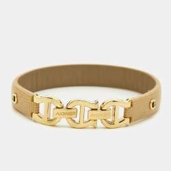 مملوكة مسبقًا Aigner Cesena A53200  Mother of Pearl Gold Plated Stainless Steel Leather Women's Wristwatch 20 mm