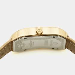 مملوكة مسبقًا Aigner Cesena A53200  Mother of Pearl Gold Plated Stainless Steel Leather Women's Wristwatch 20 mm