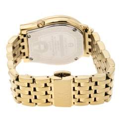 Pre Owned Aigner Yellow Mother of Pearl Gold Plated Steel Ravenna Nuovo A25100 Women's Wristwatch 33 mm