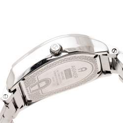 Pre Owned Aigner Silver Stainless Steel Verona A48100 Women's Wristwatch 33 mm