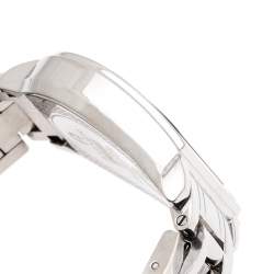 Pre Owned Aigner Silver Stainless Steel Verona A48100 Women's Wristwatch 33 mm