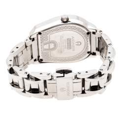 Pre Owned Aigner Silver Stainless Steel Verona A48100 Women's Wristwatch 33 mm