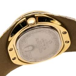 Aigner Silver Gold Plated Stainless Steel Ravello Due A21000 Women's Wristwatch 43MM