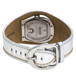 Pre Owned Aigner Silver Stainless Steel L'Aquila A41200 Women's Wristwatch 38 mm