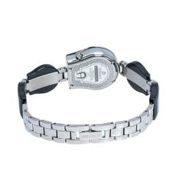 Pre Owned Aigner Black Ceramic Savonna Women's Watch 24 MM