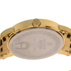 Pre Owned Aigner Gold Plated Stainless Steel Cortina A26300 Women's Wristwatch 36 mm