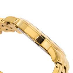 Pre Owned Aigner Gold Plated Stainless Steel Cortina A26300 Women's Wristwatch 36 mm