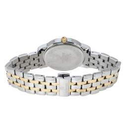 Pre Owned ساعة يد نسائية أيغنر كورتينا أيه26300 ستانلس ستيل لونين صدف أبيض 36 مم