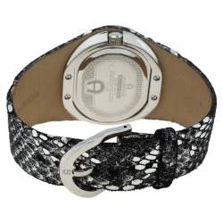 Pre Owned Aigner Black Stainless Steel Ravello Due A21000 Women's Wristwatch 43 mm