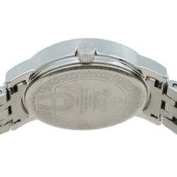 Pre Owned ساعة يد نسائية أيغنر كورتينا أيه 26300 ستانليس ستيل فضي 35 مم