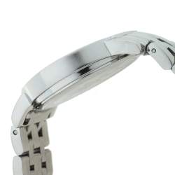 Pre Owned ساعة يد نسائية أيغنر كورتينا أيه 26300 ستانليس ستيل فضي 35 مم