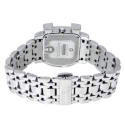 Pre Owned Aigner Mother of Pearl Stainless Steel Genua Due A31600 Women's Wristwatch 31 mm