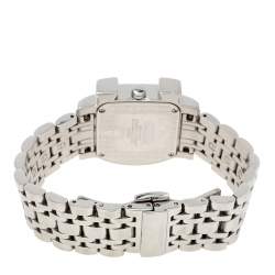 Pre Owned Aigner Silver Stainless Steel Genua Due A31600 Women's Wristwatch 31 mm