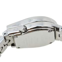 Pre Owned Aigner Black Stainless Steel Diamonds Verona A01200 Women's Wristwatch 24 mm