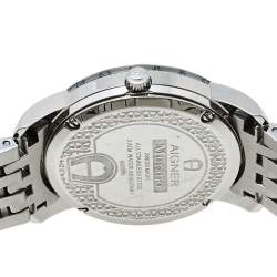 Pre Owned Aigner Bicolor Stainless Steel Murano A35200 Quartz Women's Wristwatch 32 mm