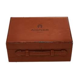 Pre Owned Aigner Silver Stainless Steel Ravenna A01200 Women's Wristwatch 24 mm