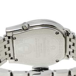 Pre Owned Aigner Silver Stainless Steel Ravenna Nuovo A25100 Women's Wristwatch 33 mm