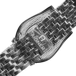 Pre Owned Aigner Silver Stainless Steel Ravenna Nuovo A25100 Women's Wristwatch 33 mm