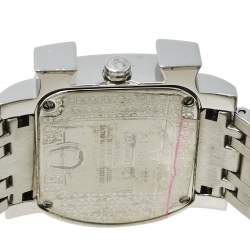 مملوكة مسبقًا Aigner Silver Swirl Stainless Steel Genua Due A31600 Women's Wristwatch 31 mm