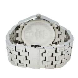 Pre Owned Aigner White Stainless Steel Lazio A42200 Women's Wristwatch 36 mm