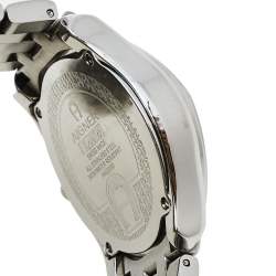 Pre Owned Aigner White Stainless Steel Lazio A42200 Women's Wristwatch 36 mm