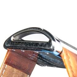 مملوكة مسبقًا ساعة يد نسائية أيغنر مادونا نودو أيه16200 جلد ستانلس ستيل بني 26 مم