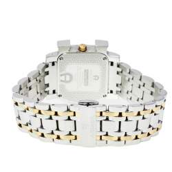 Pre Owned ساعة يد نسائية أيغنر جنوا ديو أيه31600 ستانلس ستيل لونين صدف 34 مم