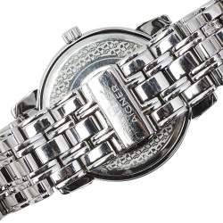 Pre Owned Aigner Silver Stainless Steel Cortina A26300 Women's Wristwatch 36 mm