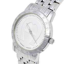 Pre Owned Aigner Silver Stainless Steel Cortina A26300 Women's Wristwatch 36 mm