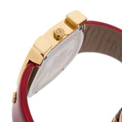 مملوكة مسبقًا Aigner White Gold Plated Stainless Steel Genua A31000 Women's Wristwatch 39 mm