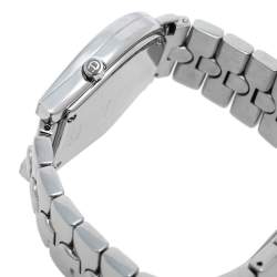 Pre Owned Aigner Black Stainless Steel Ravenna A02102 Women's Wristwatch 33 mm