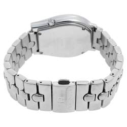 Pre Owned Aigner Black Stainless Steel Ravenna A02102 Women's Wristwatch 33 mm